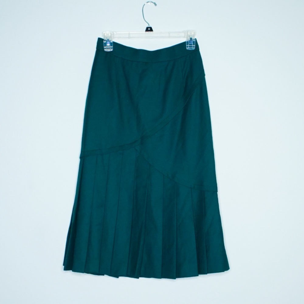Vintage 100% Wool Midi Skirt by Al Dominique Milano Made in Italy
